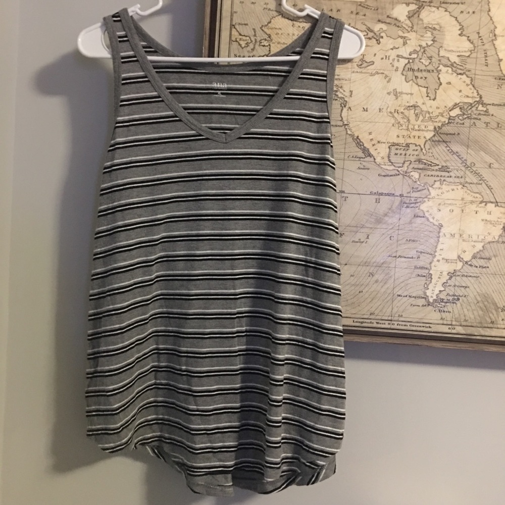 SALE! 3/15$ a.n.a Striped Tank Top
